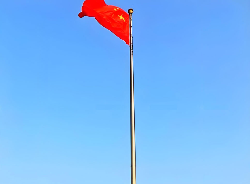 Fahnenmast aus Titan